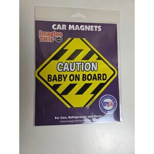 Caution Baby on Board‎ Sign/ car magnets
